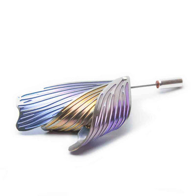 Three Petal Pin - Purple/Pink Champagne