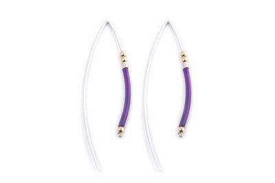 Cleopatra Earrings - Violet
