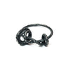 Glitter Rope Ring / Sterling Silver Oxidised