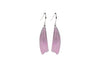 Wing Petal Hook Earrings - Pink