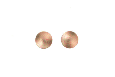 The Minimalist Stud Earrings Pink Champagne