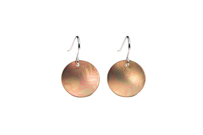The Minimalist Small Drop Earrings - Pink Champagne