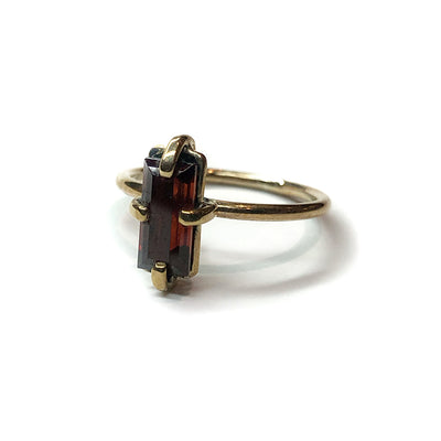 Rhodolite Garnet & 9ct Yellow Gold Ring