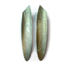 Shield Stud Earrings Large - Mint