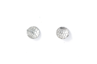 Small Etched Stud Earrings