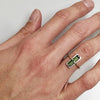 Tourmaline, 9ct Yellow Gold & Sterling Silver